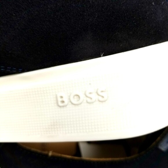 BOSS Hugo Boss Hybrid Derby Luxe Dark Navy Suede Sneaker Casual Shoes Mens 12 main image 6